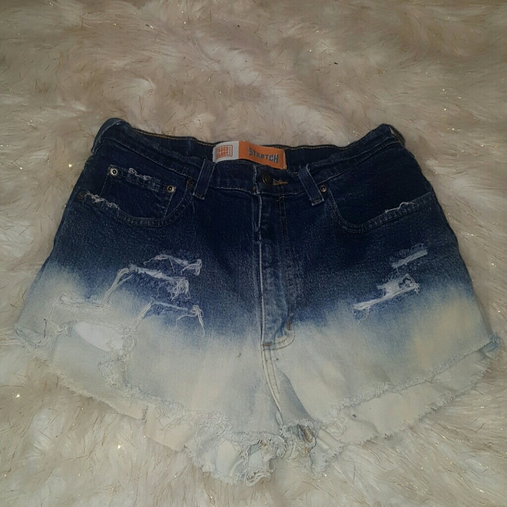 Ripped Jean shorts